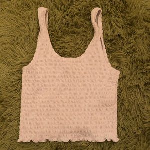 super cute white hollister crop top!!